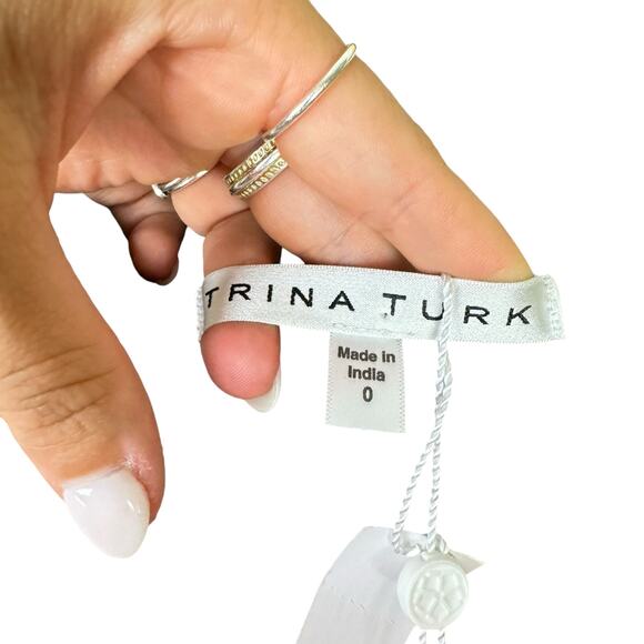 Trina Turk NWT Kristoph Taupe Brown Genuine Lamb Leather Pull On Dressy Shorts - Picture 12 of 13